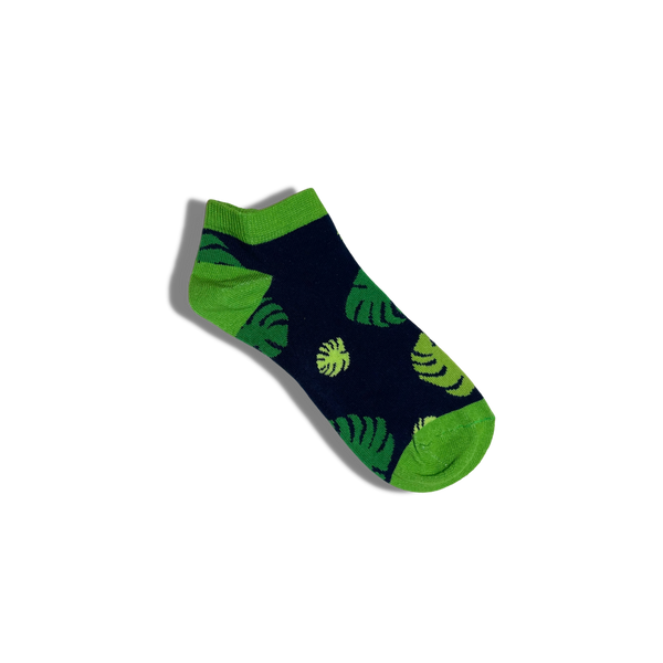 Monstera Ankle Sock - Kind Socks, Ankle - Socks, [product_material] - Organic Cotton