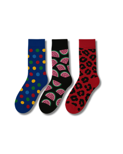 Bold Heart Socks (3-Pack) Colorful, expressive, ethical - Kind Socks, Socks - Socks, [product_material] - Organic Cotton