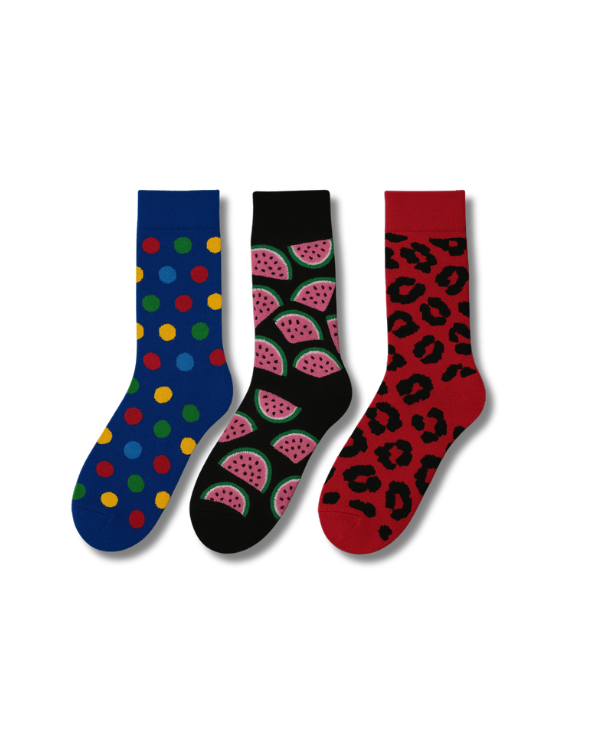 Bold Heart Socks (3-Pack) Colorful, expressive, ethical - Kind Socks, Socks - Socks, [product_material] - Organic Cotton