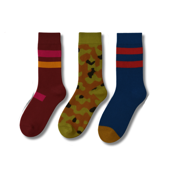 Soft Strength Socks (3-Pack) Quiet strength, rich tones - Kind Socks, Socks - Socks, [product_material] - Organic Cotton