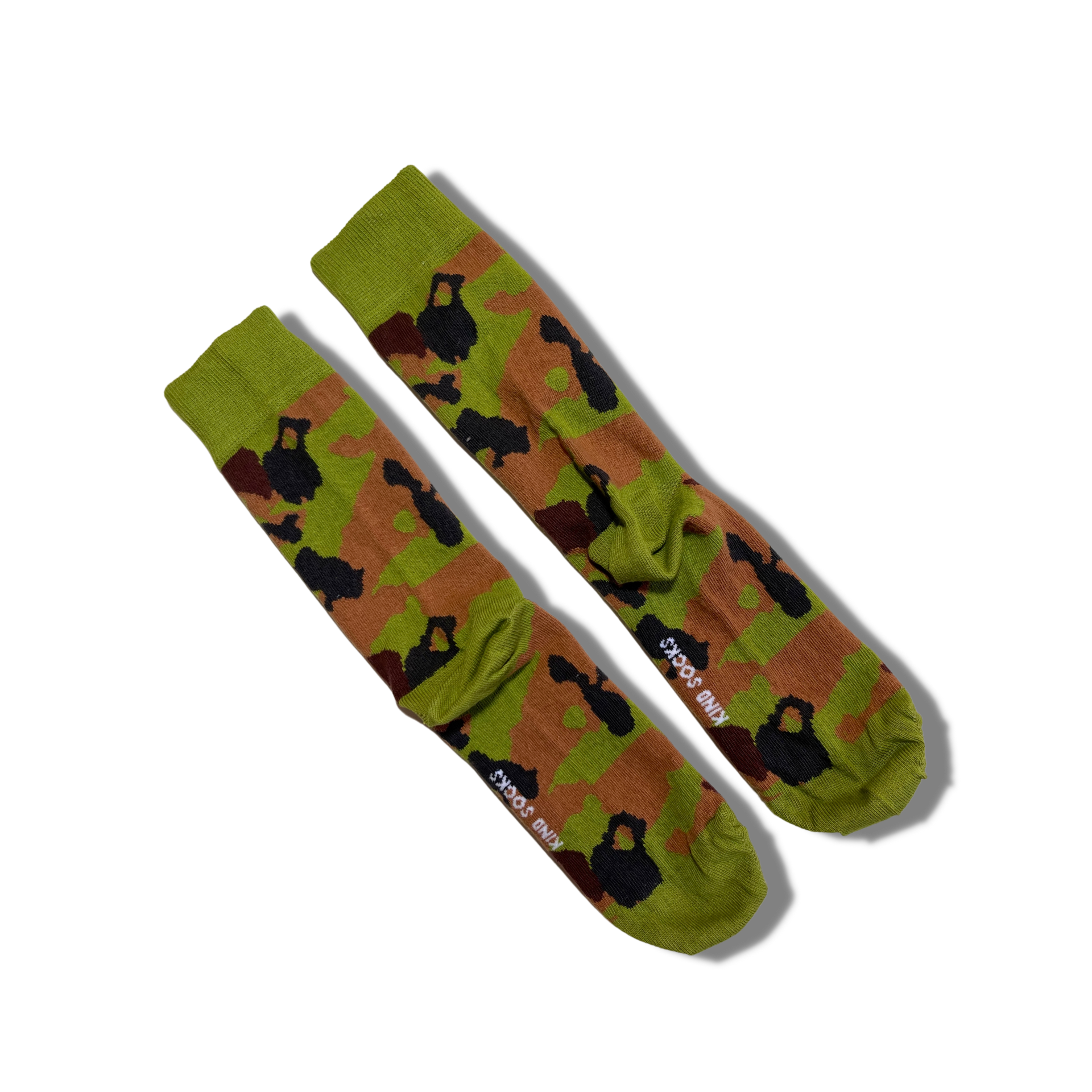 Camo Green Sock - Kind Socks, Socks - Socks, [product_material] - Organic Cotton
